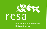 Logotipo de RESA alojamiento en la universidad