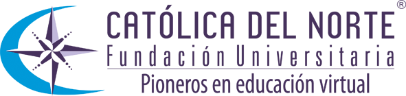 Logotipo de la Católica del Norte Fundación Universitaria